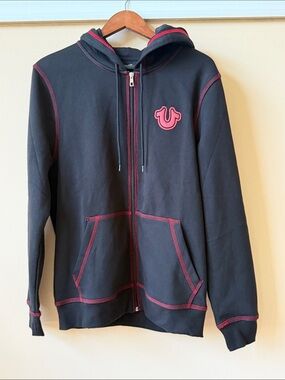 NWT True Religion zip up hoodie